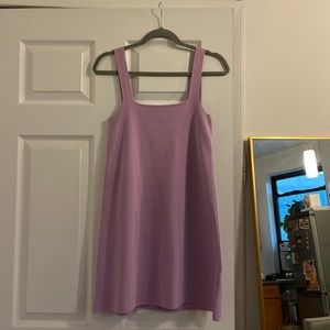 purple zara mini dress perfect for spring/summer.
